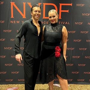 Latin dance dress for competition or showcase